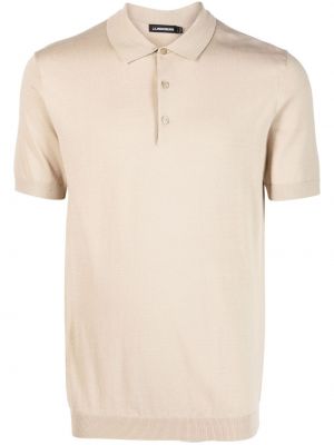 Šilkinis polo marškinėliai J.lindeberg smėlinė