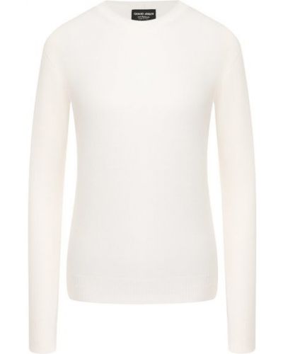 Кашемировый пуловер Giorgio Armani, белый