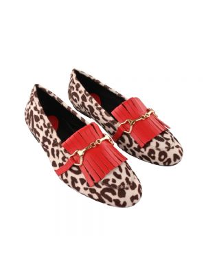 Loafers Love Moschino beżowe