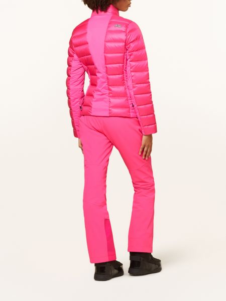 Péřová lyžařská bunda Kjus růžová