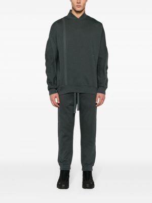 Sweatshirt aus baumwoll mit fischgrätmuster A-cold-wall* grau