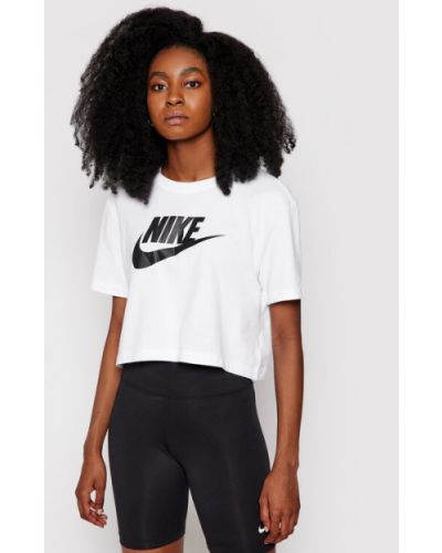 Tricou cu croială lejeră Nike alb