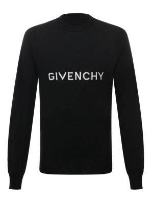 Шерстяной свитер Givenchy черный