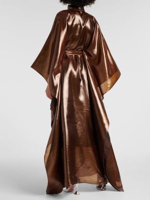 Vestido largo de lana Taller Marmo marrón