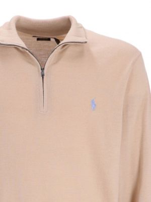 T-shirt mit reißverschluss Polo Ralph Lauren beige