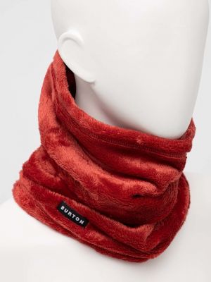 Червоний однотонний шарф Burton