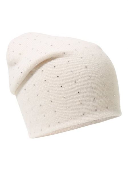Белая кашемировая шапка William Sharp
