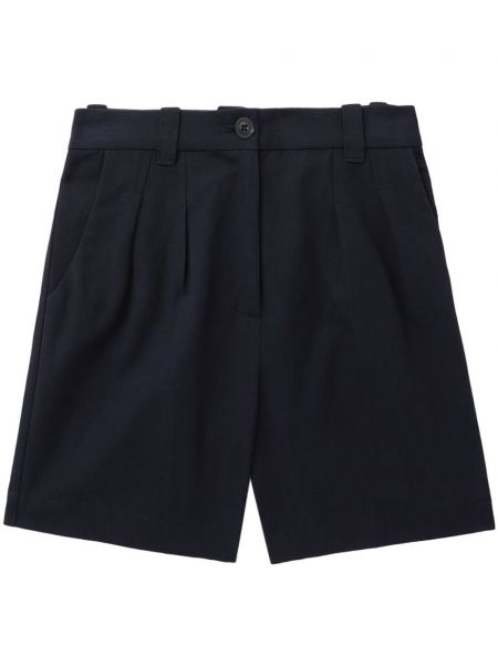 Shorts mit plisseefalten A.p.c. blau
