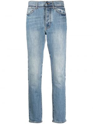 Джинсовые укороченные джинсы Armani Exchange, синие