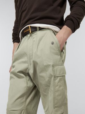 Bavlněné cargo kalhoty Tom Ford zelené