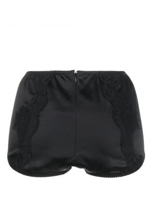 Pantalon culotte en dentelle Dolce & Gabbana noir