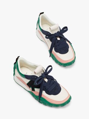 Кожаные кроссовки Kate Spade New York зеленые
