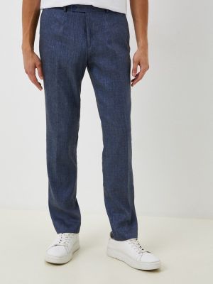 Классические брюки Troy Collezione синие