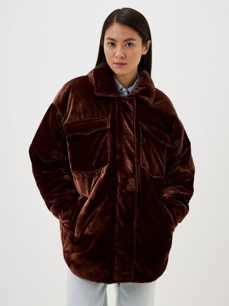 Утепленная куртка Trendyangel коричневая