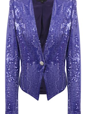 Пиджак с пайетками Kalmanovich фиолетовый