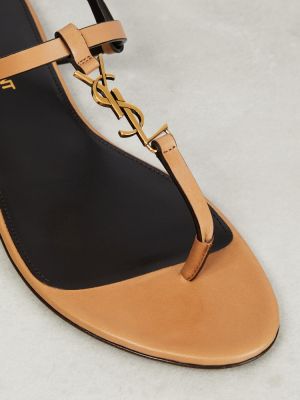 Sandales en cuir Saint Laurent