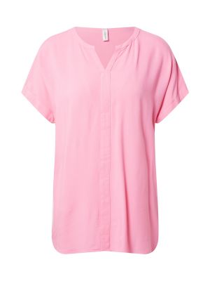 Bluză cu guler Soyaconcept roz