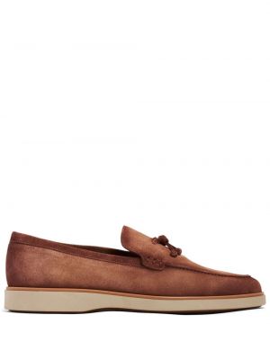 Pantofi loafer din piele de căprioară Magnanni maro