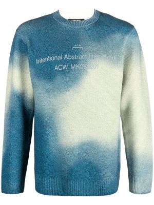 Пуловер с градиентным принтом с кръгло деколте A-cold-wall*