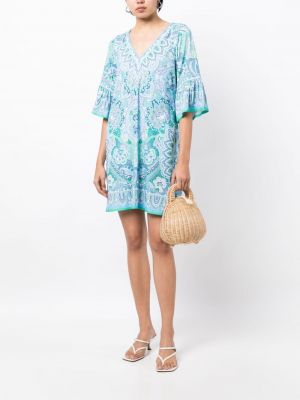 Paisley-muster mustriline kleit Hale Bob sinine
