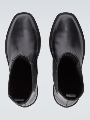 Kožené chelsea boots Givenchy čierna