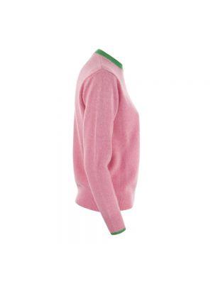 Suéter con bordado Mc2 Saint Barth rosa