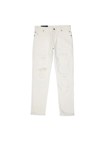 Proste jeansy Balmain białe