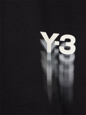 Тениска с къс ръкав Y-3 черно