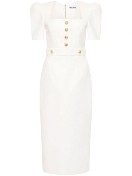 Μίντι φόρεμα Rebecca Vallance λευκό