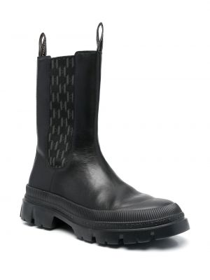 Chelsea boots à imprimé Karl Lagerfeld noir