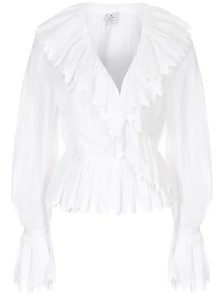 Белая блузка Etro