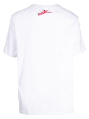 T-shirt en coton à imprimé Mostly Heard Rarely Seen 8-bit blanc