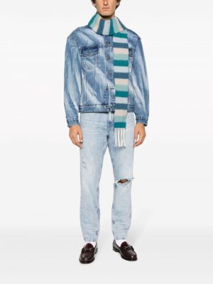 Zerrissene straight jeans Calvin Klein Jeans blau