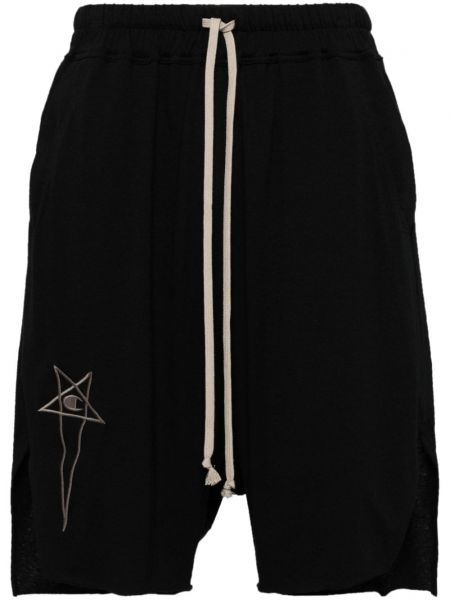 Broderet bermudashorts Rick Owens X Champion sort