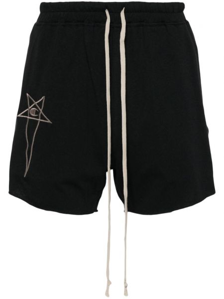 Shorts en coton Rick Owens X Champion noir