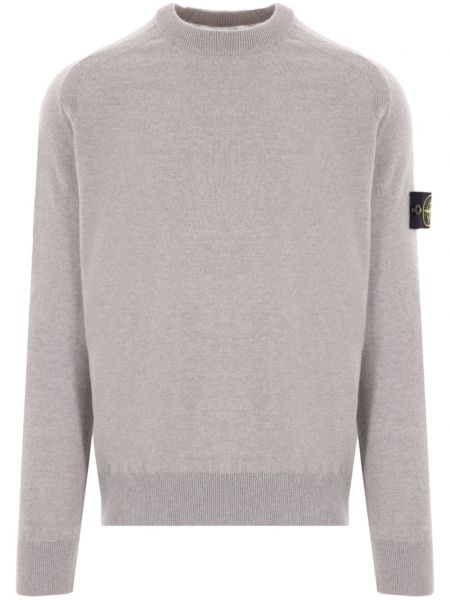 Lang sweater Stone Island grå