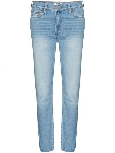 Skinny fit-jeans Re/done blå