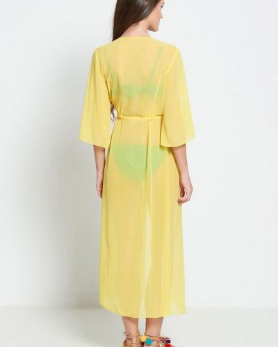 Платье-туника Donatello Viorano желтое