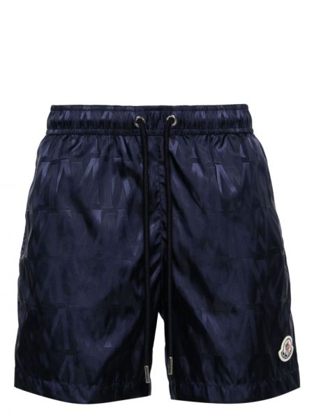Jacquard kratke hlače Moncler plava