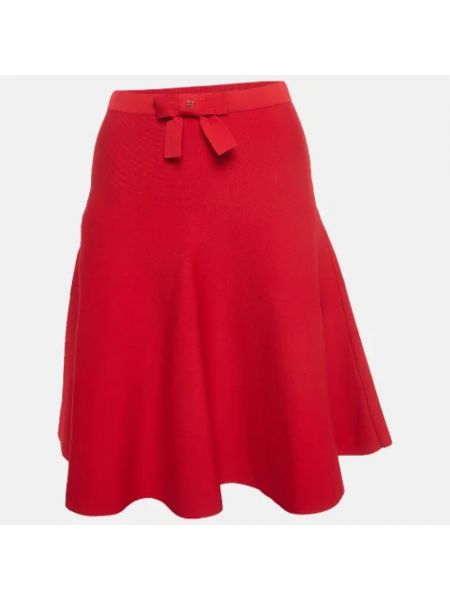 Spódnica Carolina Herrera Pre-owned czerwona