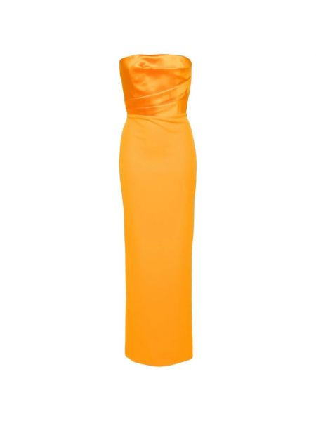 Sukienka długa Solace London pomarańczowa