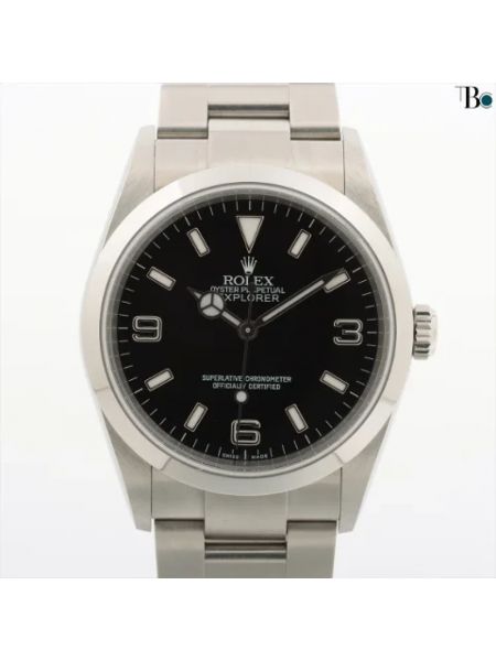 Relojes de acero inoxidable Rolex Vintage negro