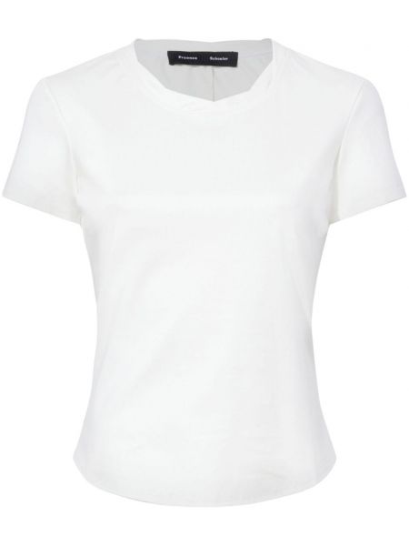 Pamučna majica Proenza Schouler bijela