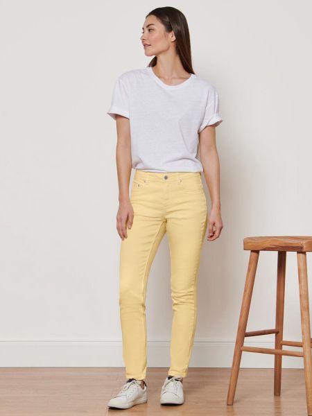 Бавовняні джинси слім Tchibo жовті