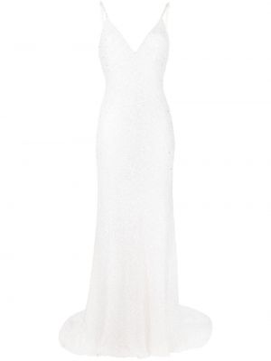 Flitrované večerné šaty Jenny Packham biela