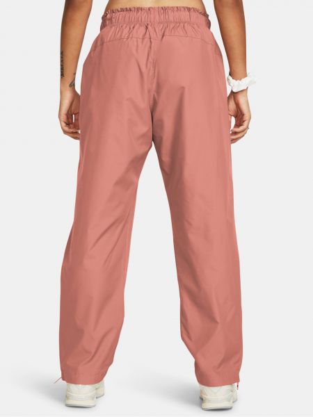 Pletené sportovní kalhoty Under Armour růžové