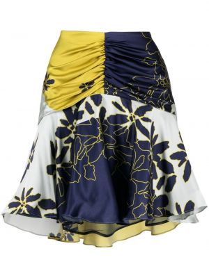 Květinové mini sukně s potiskem Silvia Tcherassi