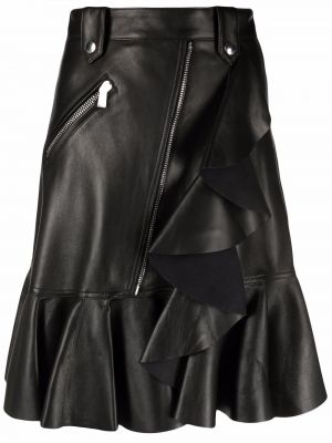 Černé peplum sukně Alexander Mcqueen