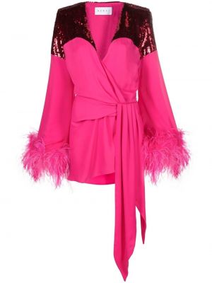 Коктейлна рокля Nervi розово