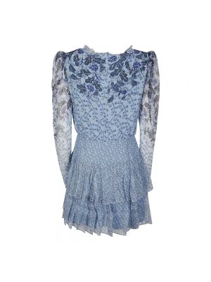 Sukienka mini Saloni niebieska